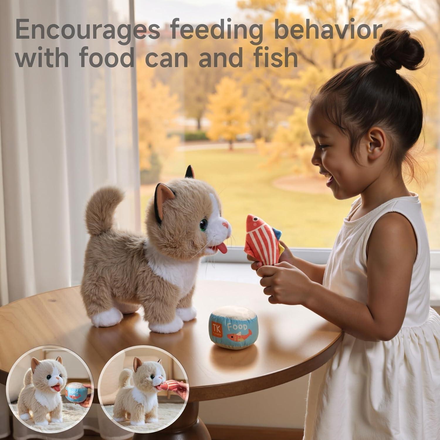 Gato Interactivo Electrónico TUMAMA con Control Remoto 35cm