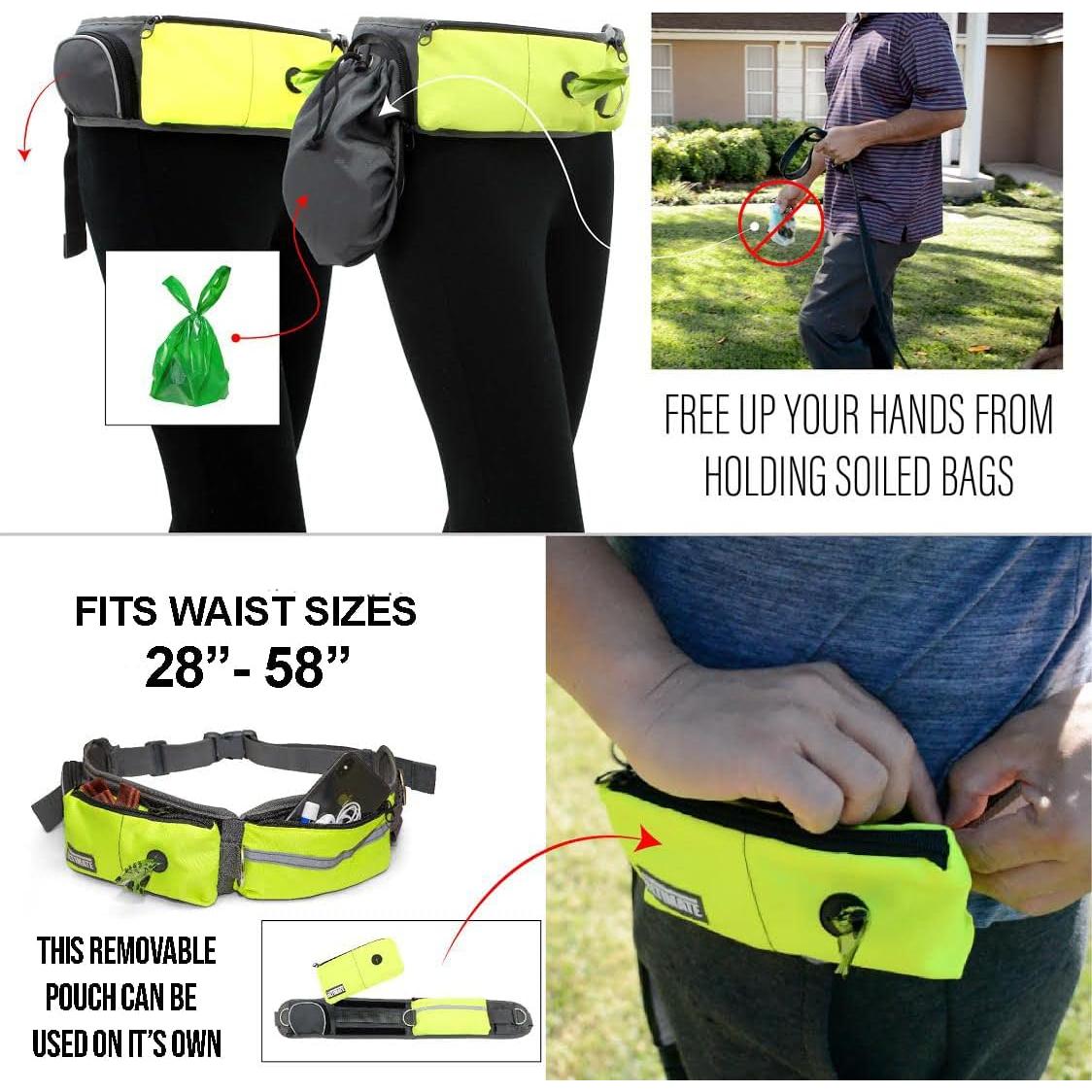 Correa Bungee Reflectante para Perros TAKSIN Amarillo Ajustable