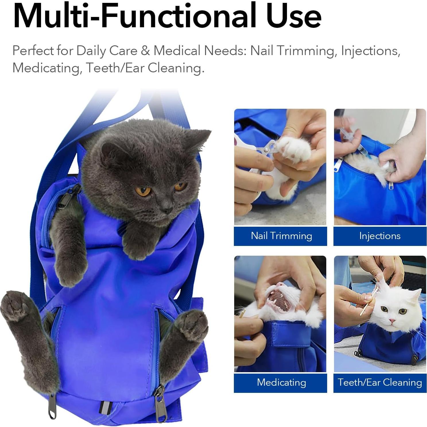 Bolsa de Aseo para Mascotas GooCare Mediana Azul 43x25cm