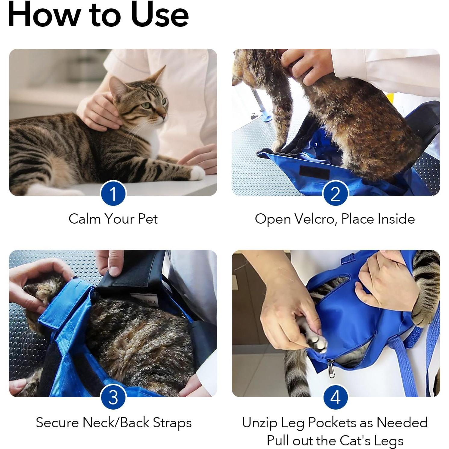 Bolsa de Aseo para Mascotas GooCare Mediana Azul 43x25cm