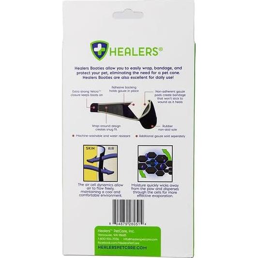 Botín Médico Healers Petcare para Perros - Protección de Patas X-Large