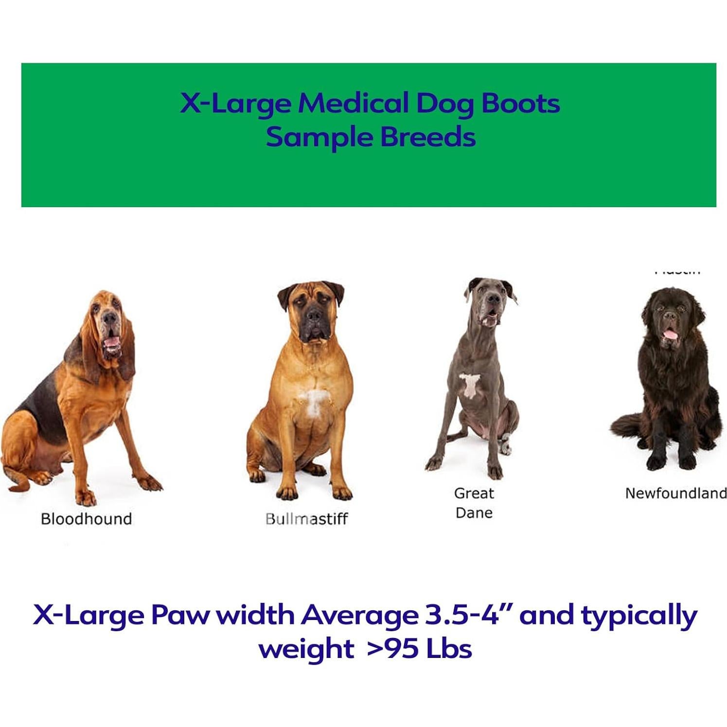 Botín Médico Healers Petcare para Perros - Protección de Patas X-Large