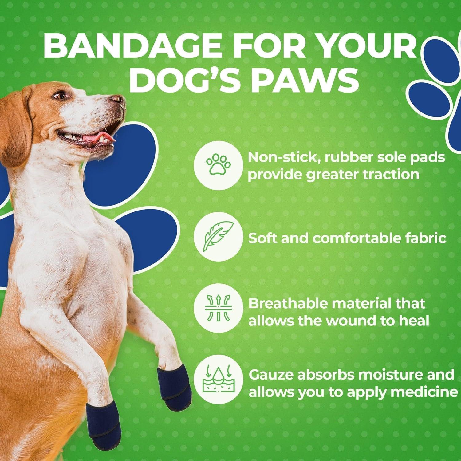 Botín Médico Healers Petcare para Perros - Protección de Patas X-Large