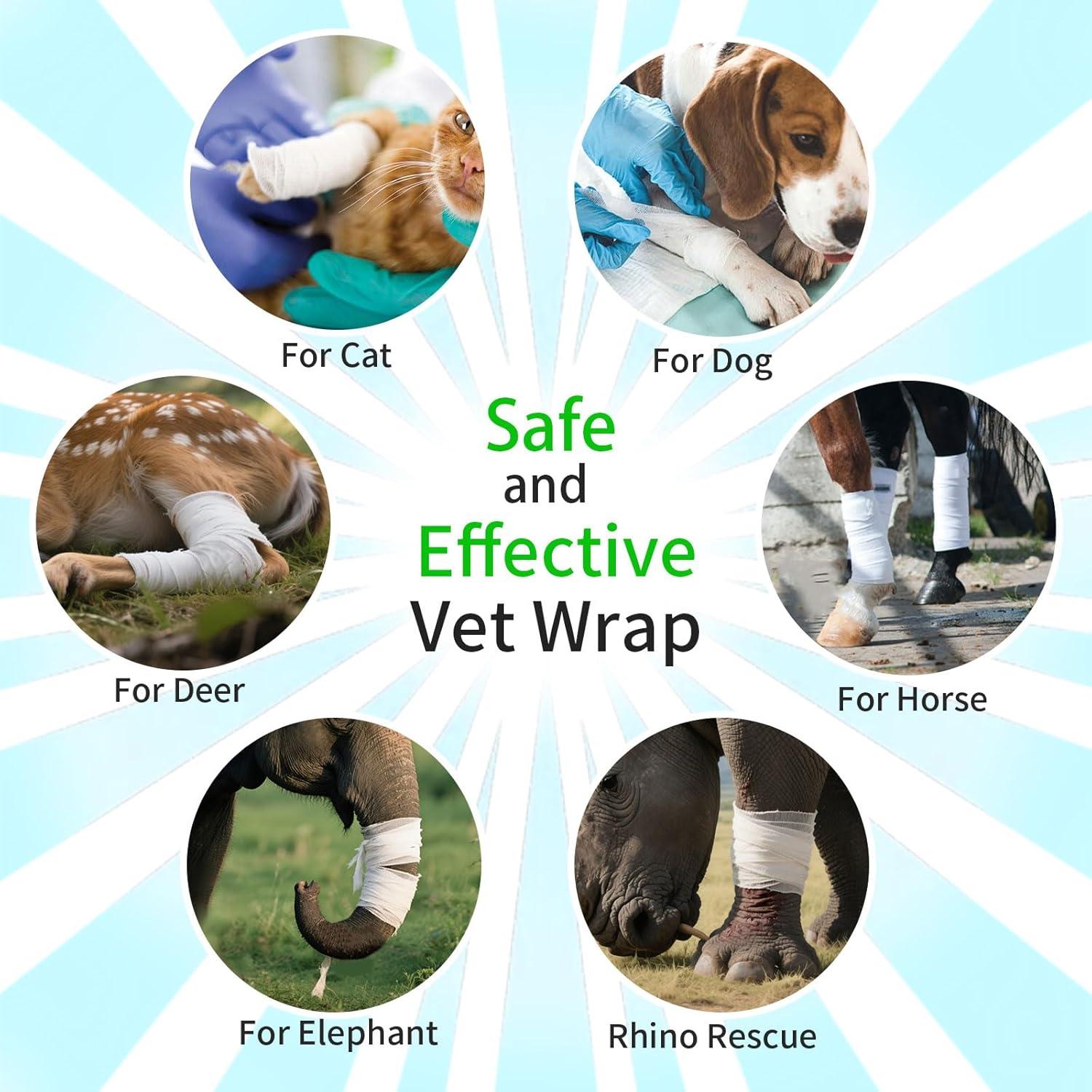 Paquete de 12 Rollos de Gasa Adhesiva Tewloss 15 cm x 4.57 m