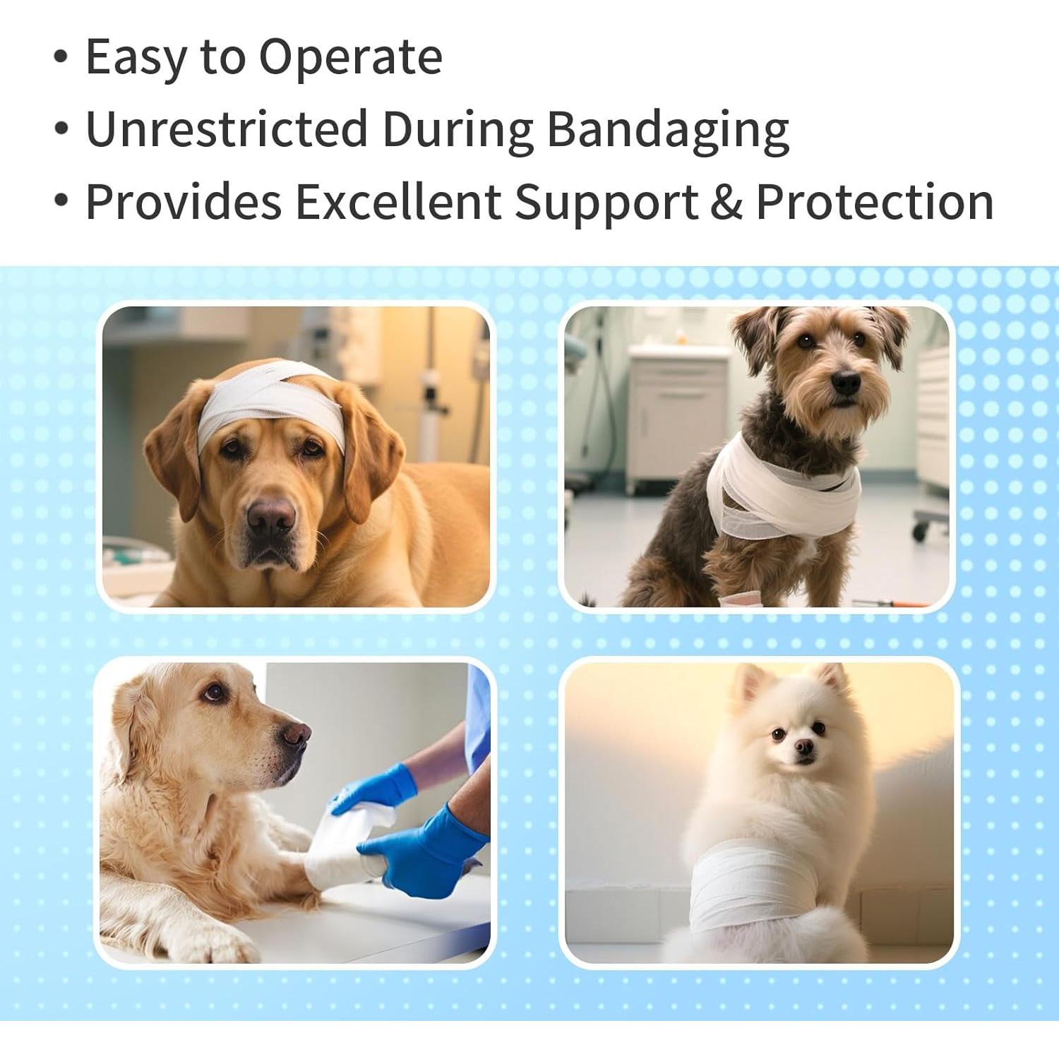 Paquete de 12 Rollos de Gasa Adhesiva Tewloss 15 cm x 4.57 m