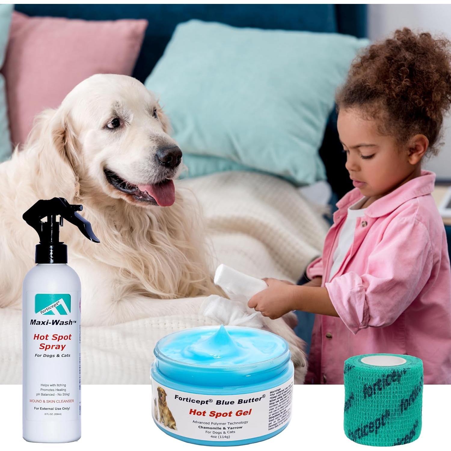 Forticept Maxi Wash Spray 236.6 ml para Cuidado de Heridas en Mascotas