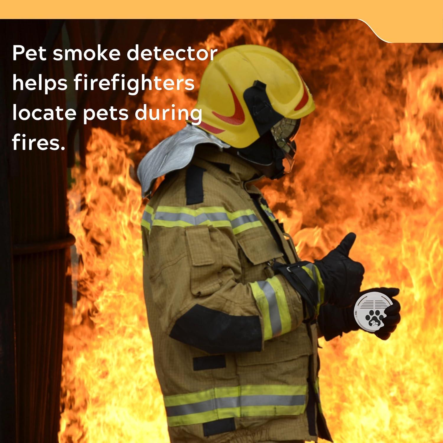 Detector de Humo para Mascotas Deyl Cavier con Alarma y Luz