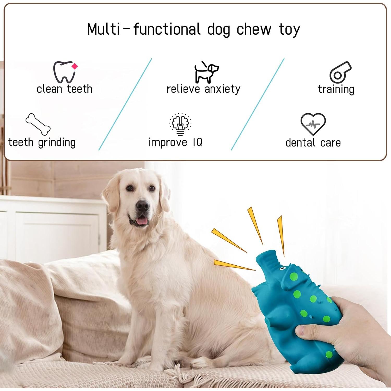 Juguete Squeaky para Perros Andiker 20cm Láttex Cerdo Rosa/Púrpura