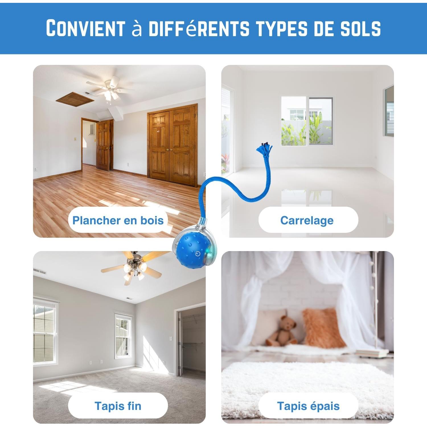 Juguete Interactivo para Gatos CADOMALO Bola Rodante 4.8cm