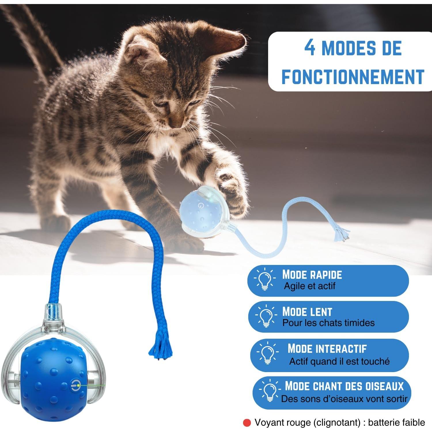 Juguete Interactivo para Gatos CADOMALO Bola Rodante 4.8cm