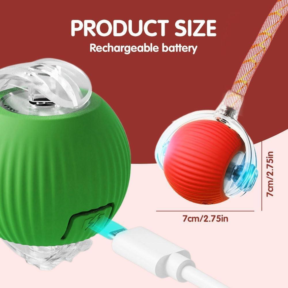 Juguete Interactivo para Gatos y Perros JinRui-T Bola Rodante 2 Pcs