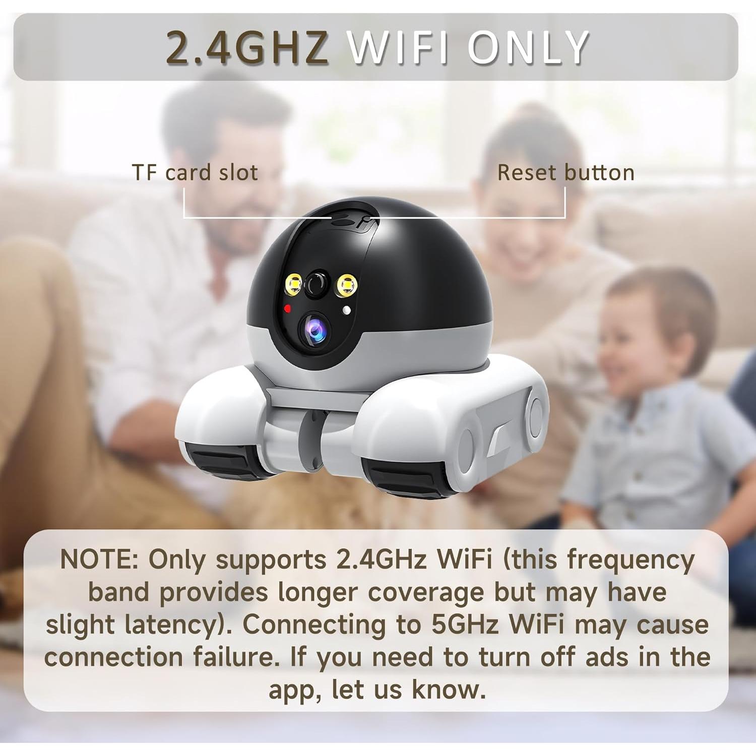 Cámara para Mascotas OROMVO GZ00709 1080p WiFi con SD 32GB