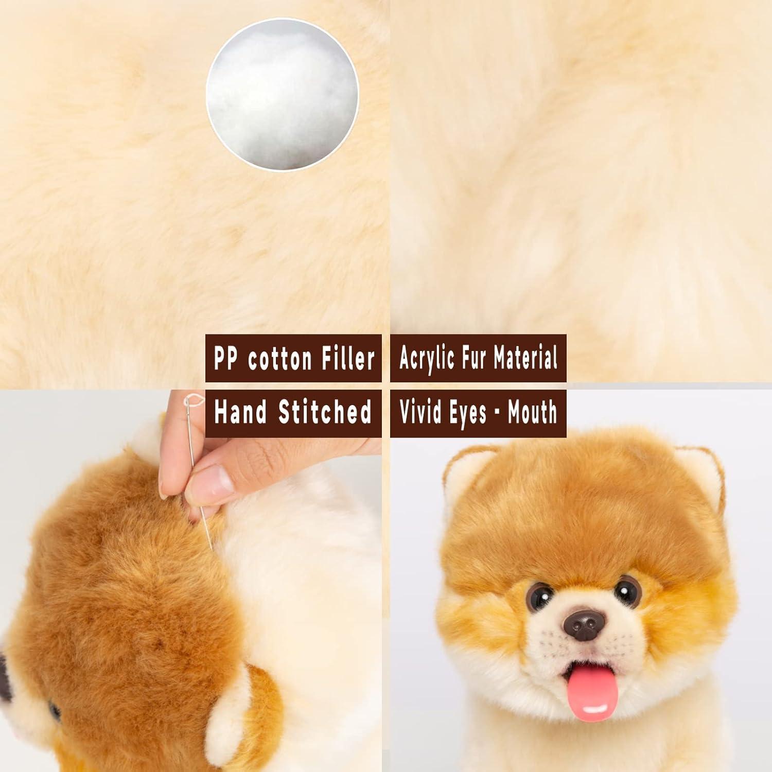 Juguete Interactivo de Peluche CU-MATE Perro Pomerania 33x25cm