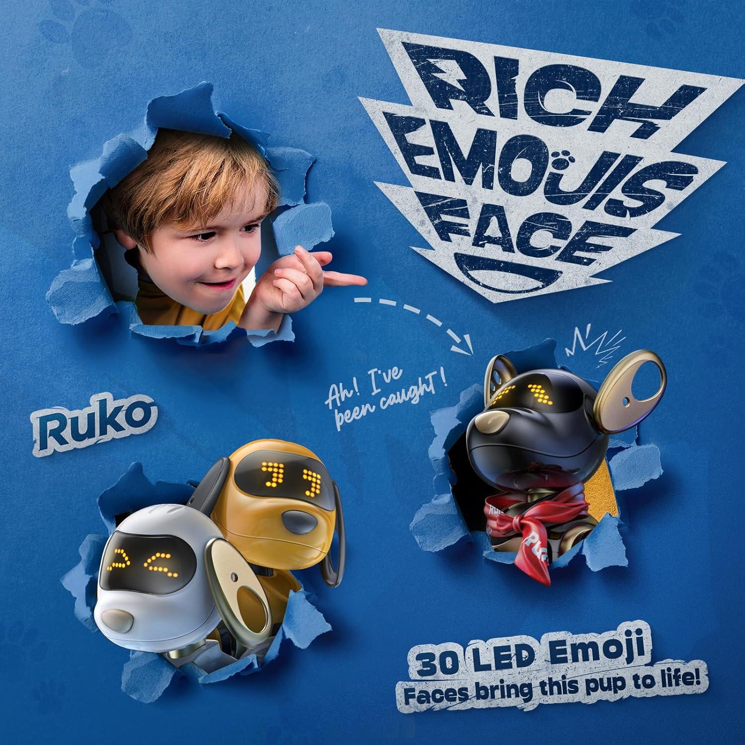 Perro Robot Interactivo Ruko 18011 - Mascota Electrónica para Niños