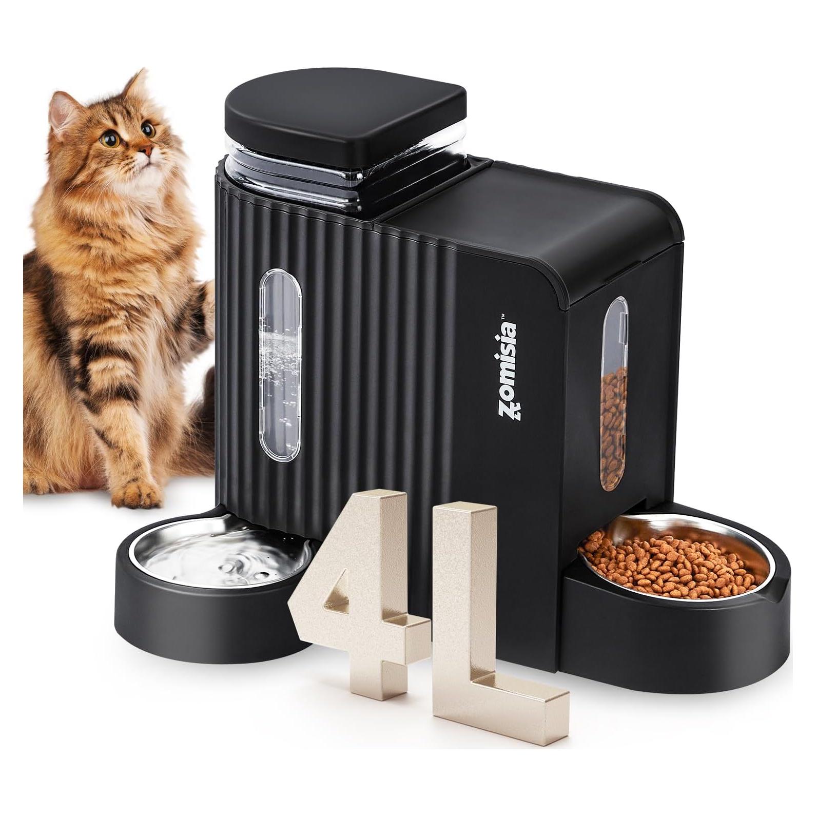 Comedero y dispensador de agua automático Apollo 4L negro