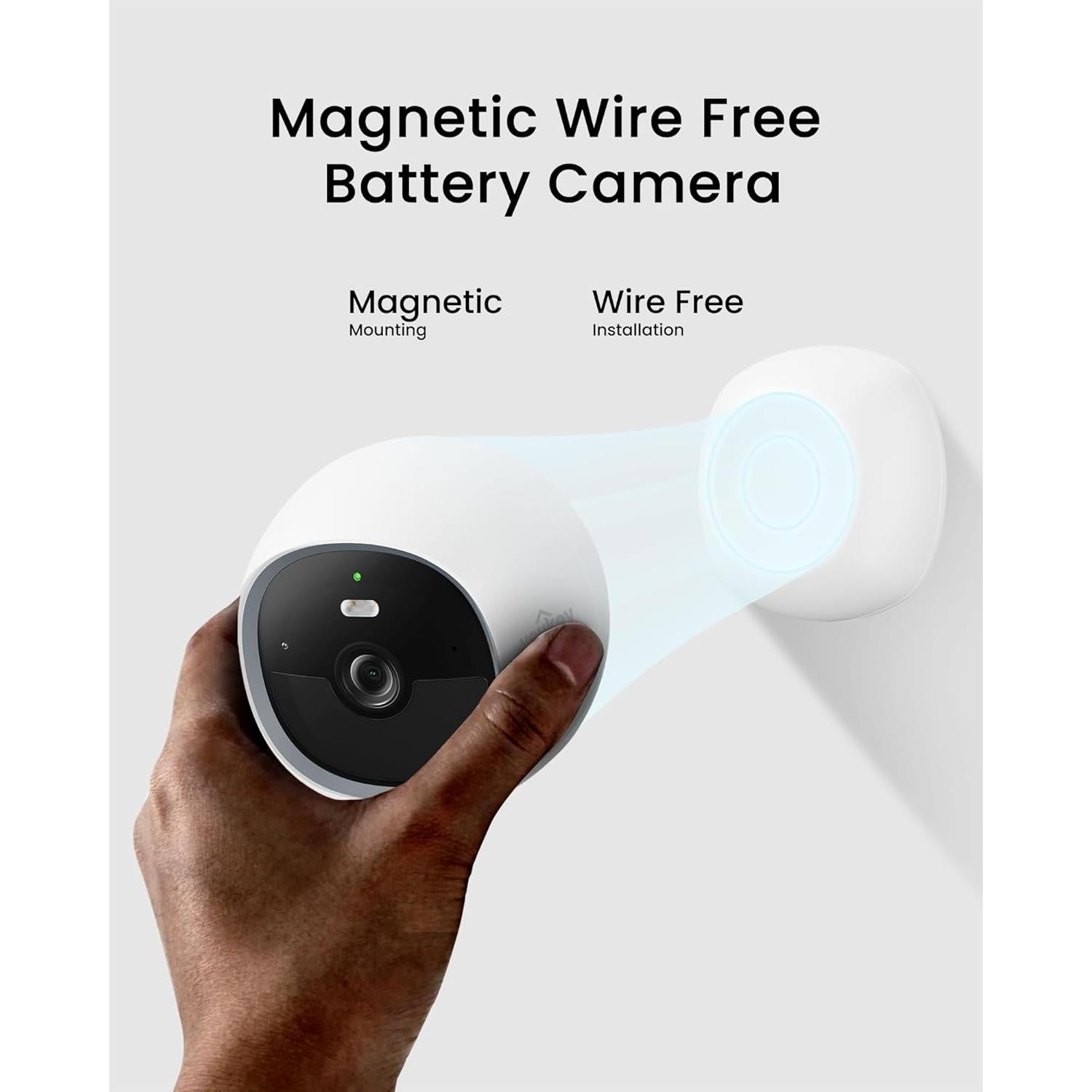 Cámara de Seguridad Inalámbrica Youkey S320 2.5K QHD con WiFi