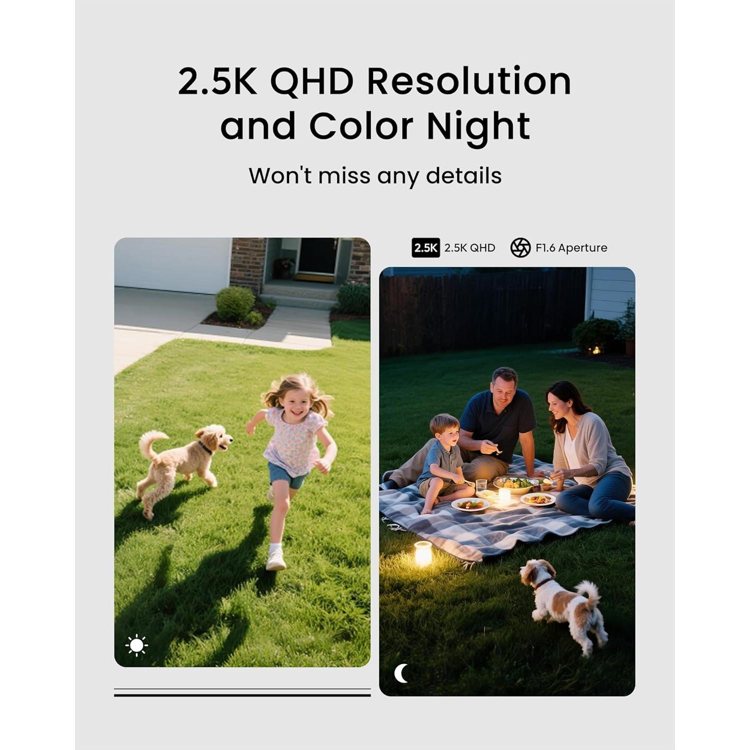 Cámara de Seguridad Inalámbrica Youkey S320 2.5K QHD con WiFi