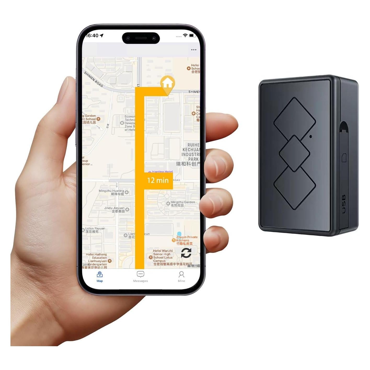 Rastreador GPS Magnético IOYDC GFP6 - Localizador a Prueba de Agua