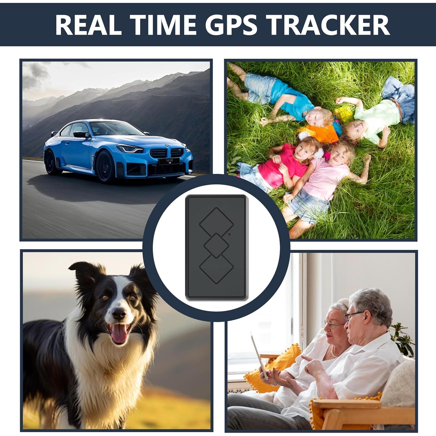 Rastreador GPS Magnético IOYDC GFP6 - Localizador a Prueba de Agua