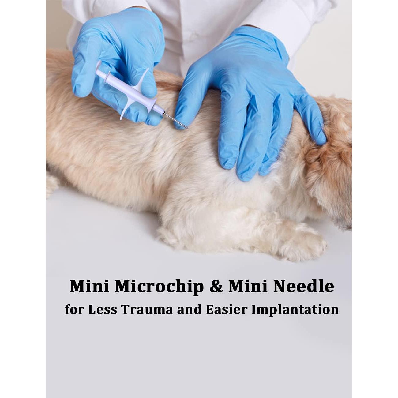 Kit de Microchip para Mascotas RexID 1.25x7mm - 2 Unidades