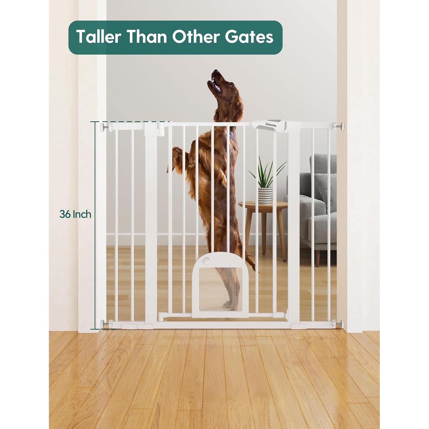 Puerta de Seguridad Babelio 91.44 cm para Bebés y Mascotas