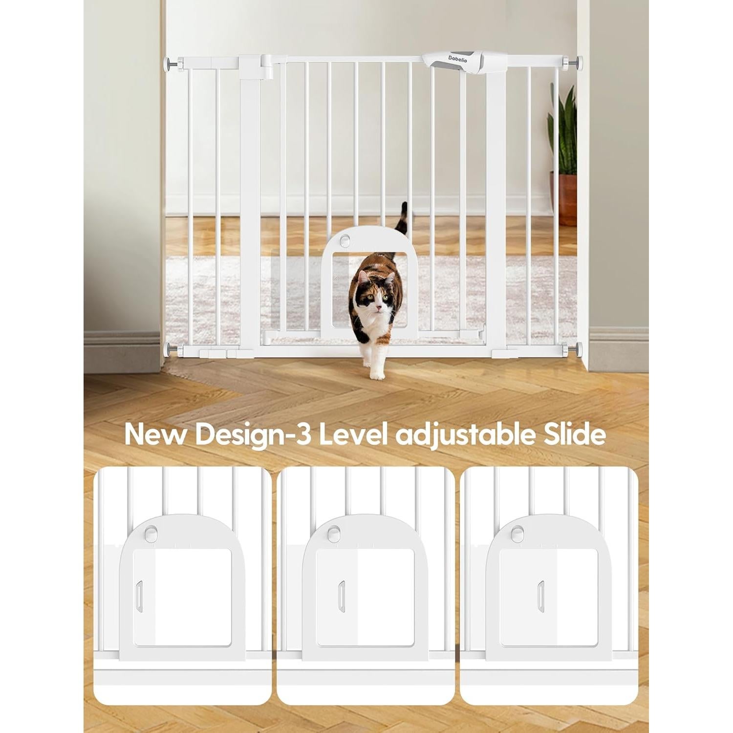 Puerta de Seguridad Babelio 91.44 cm para Bebés y Mascotas