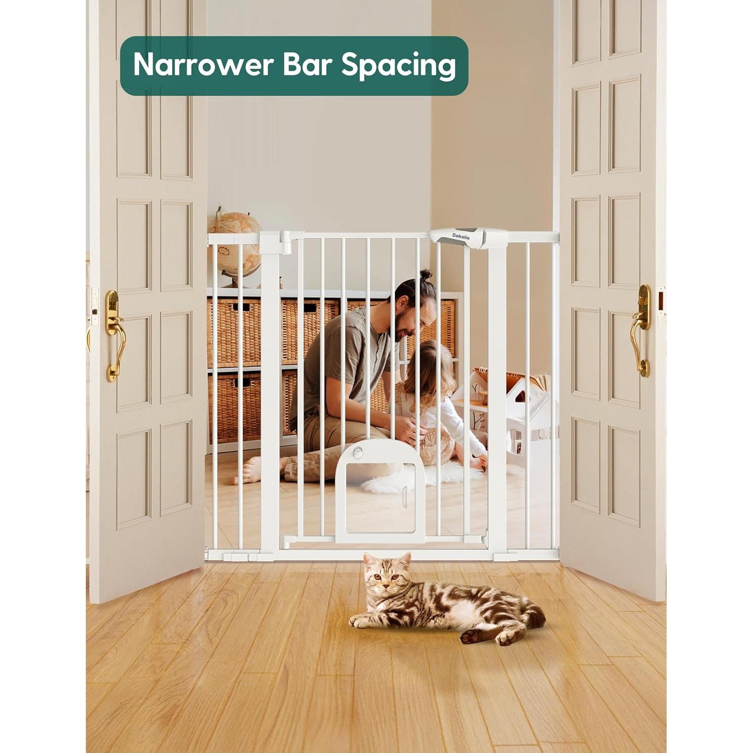 Puerta de Seguridad Babelio 91.44 cm para Bebés y Mascotas