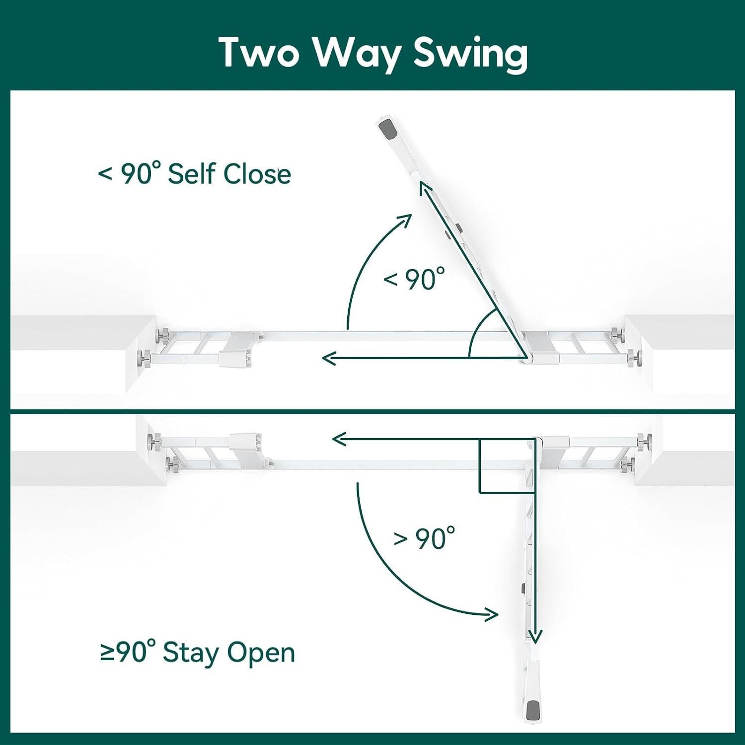 Puerta de Seguridad Babelio 91.44 cm para Bebés y Mascotas
