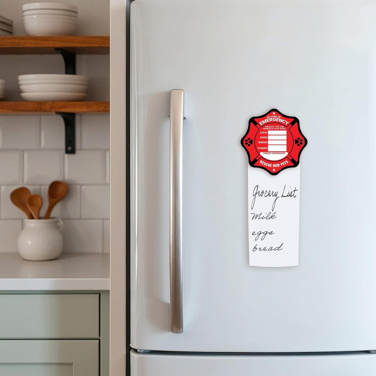 Imán de Emergencia KCD para Rescate de Mascotas - 12 cm