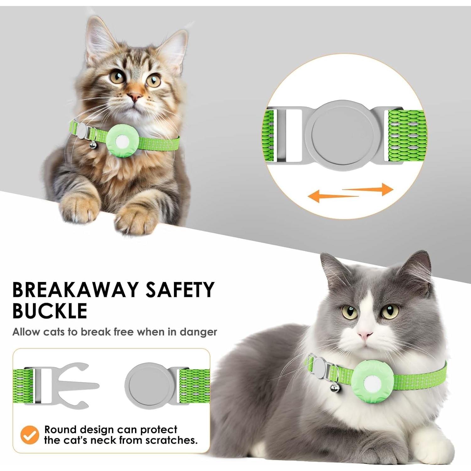 Rastreador GPS para Gatos ZFSJTAG Verde, Sin Cuota Mensual