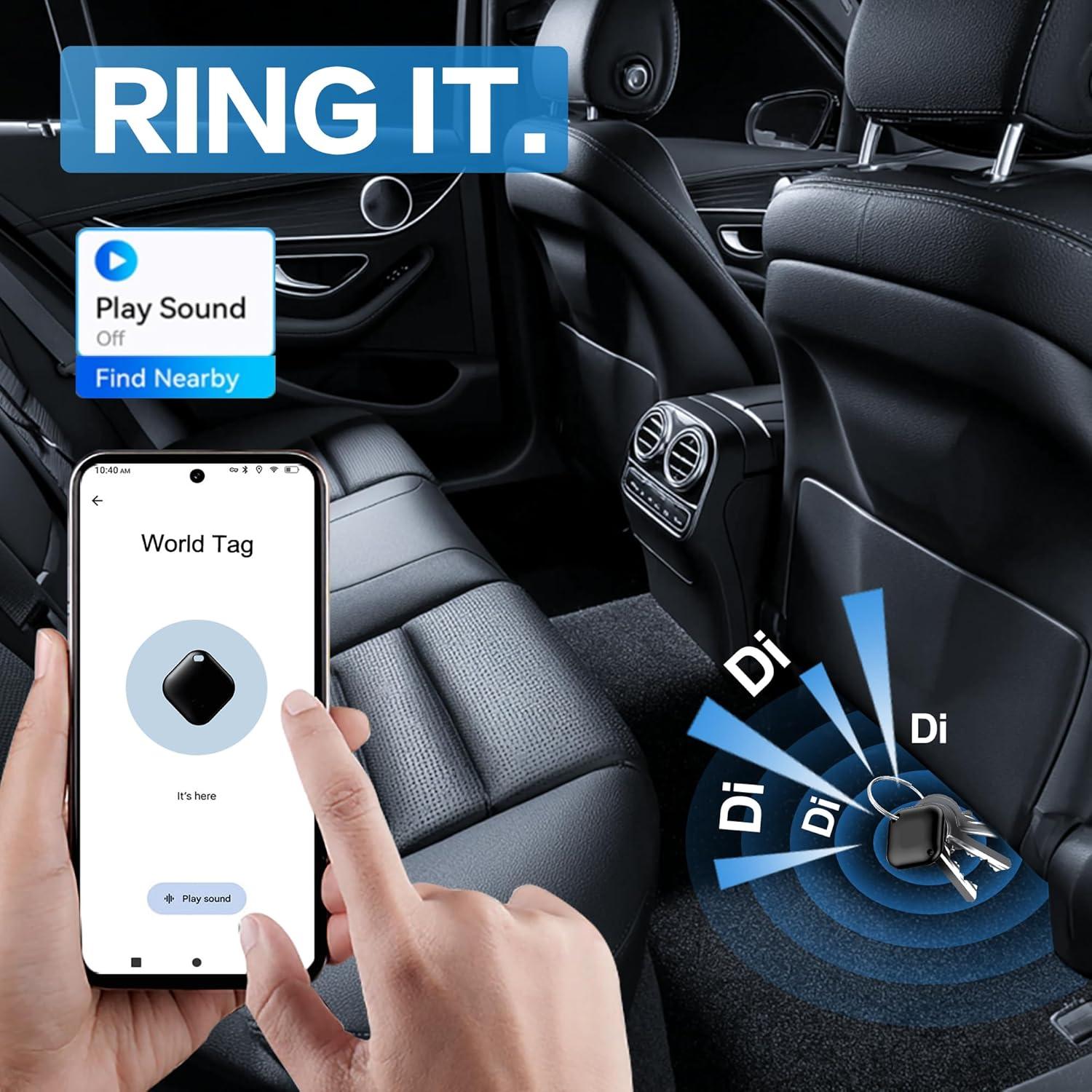 Rastreador Bluetooth Xsutic para Android, paquete de 4 etiquetas