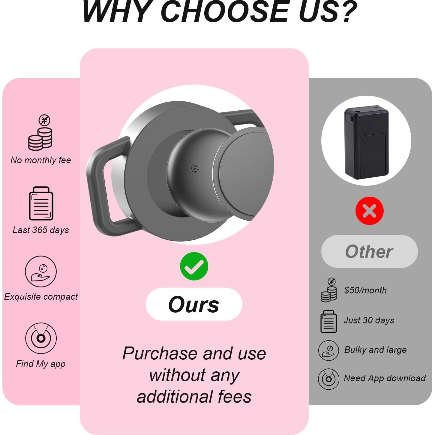 Collar para Gato Zowpet Airtag Impermeable Ajustable Azul