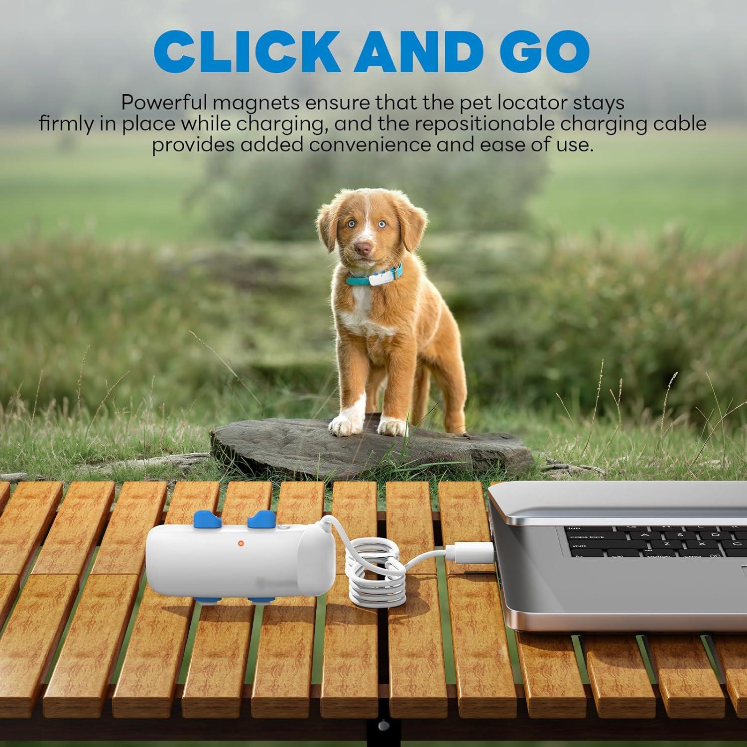 Cargador Magnético Tractive GPS para Mascotas - Base USB Blanca