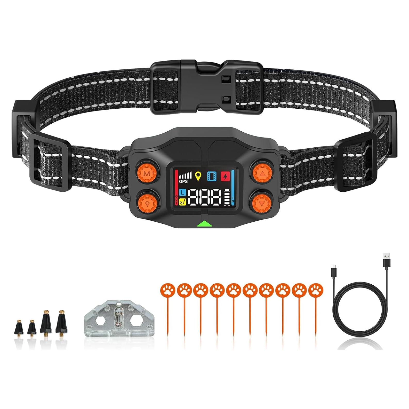 Sistema de Cerca Inalámbrica GPS para Perros Chwwen F830, 21-914m