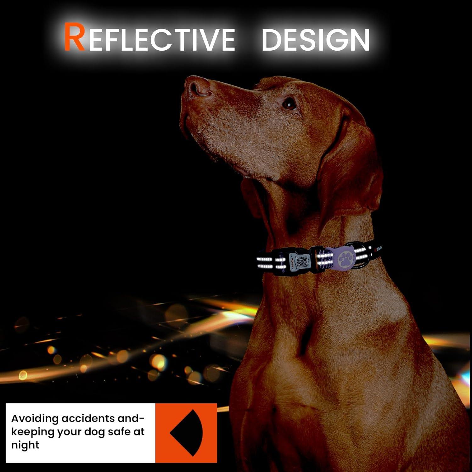 Collar para Perros Medianos ilFindYou AirTag IP68 Reflectante