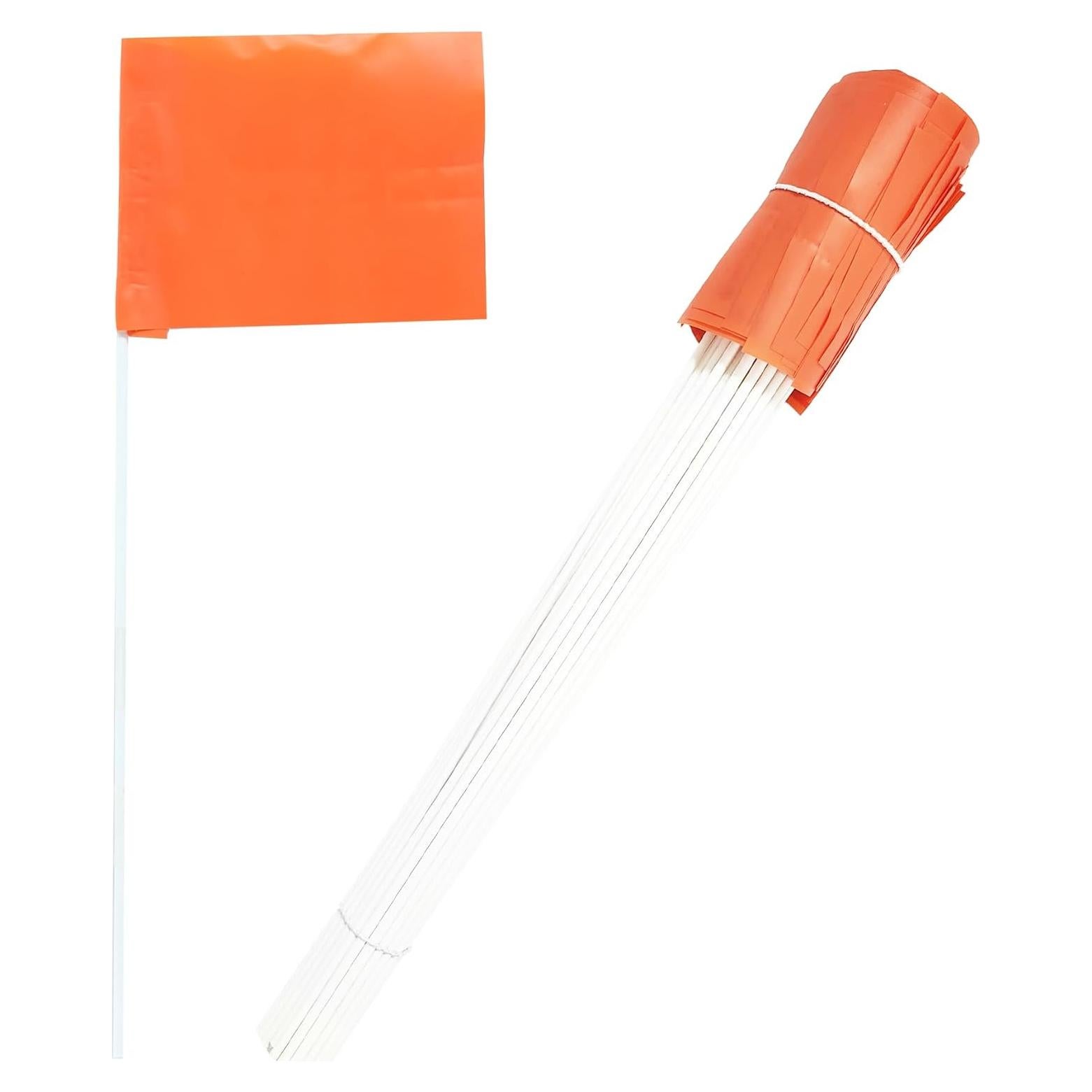 Banderas de Entrenamiento Dogtra para Cerca GPS - 50 Unidades Naranja