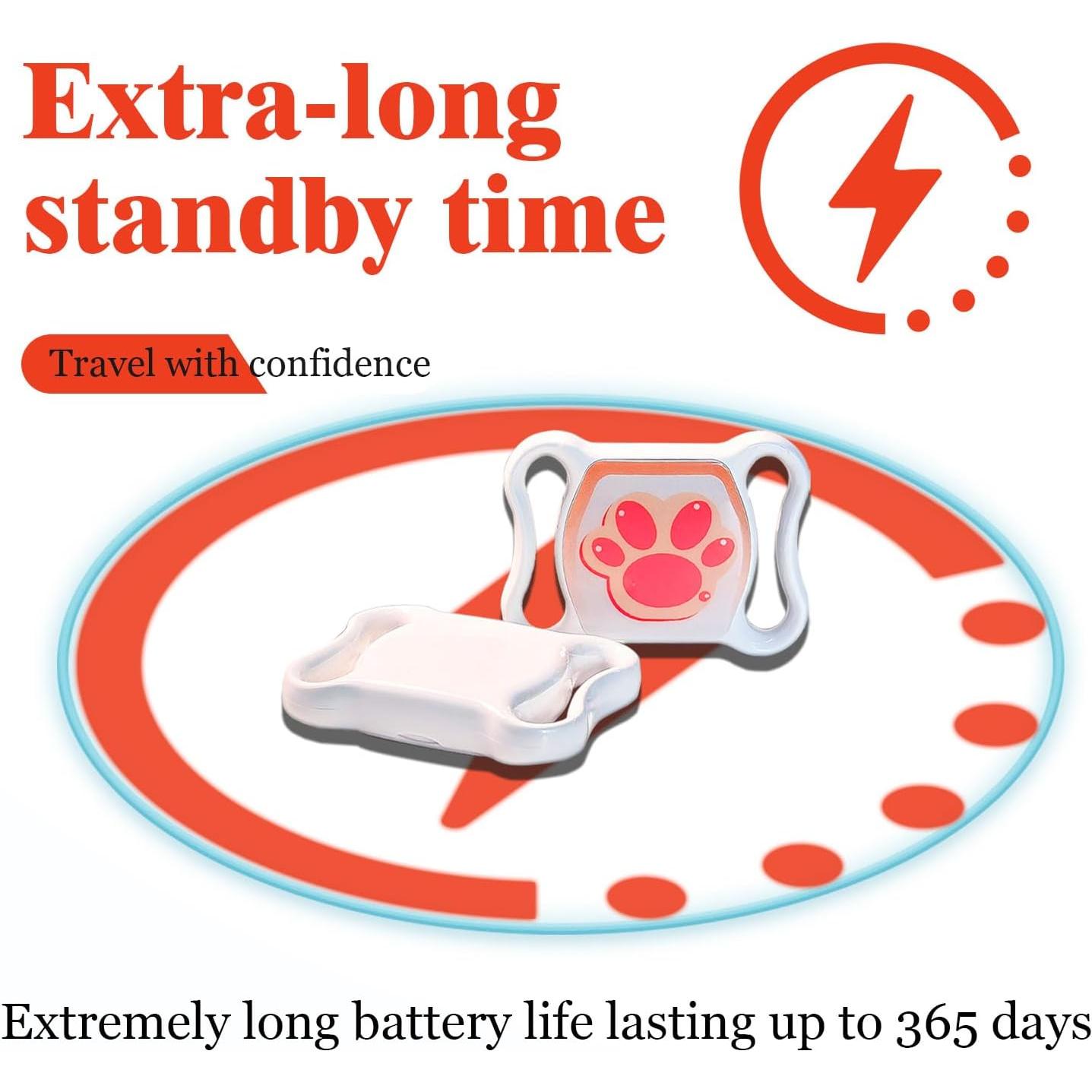 Rastreador GPS para mascotas VKAFW - Ligero, impermeable, sin suscripción