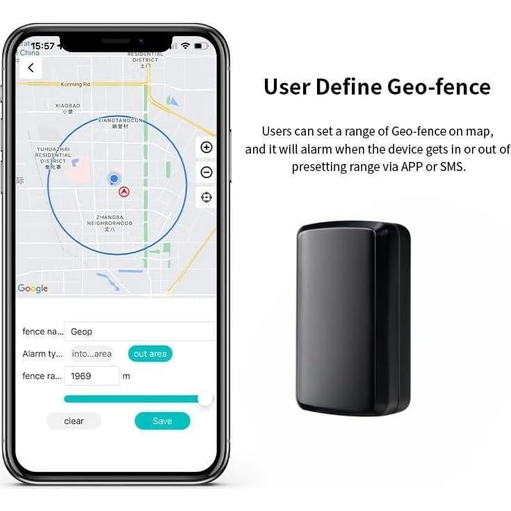 Rastreador GPS Portátil Yangtongjixies LM002D Impermeable