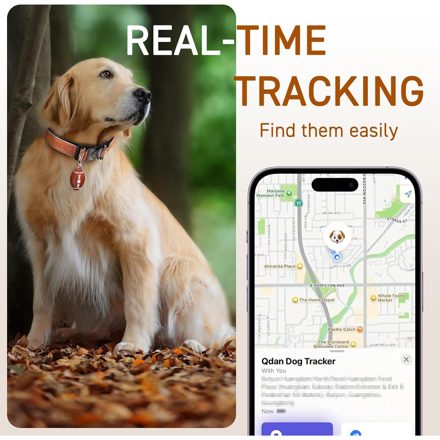 Collar Localizador GPS para Perros Qdan - Impermeable IP67