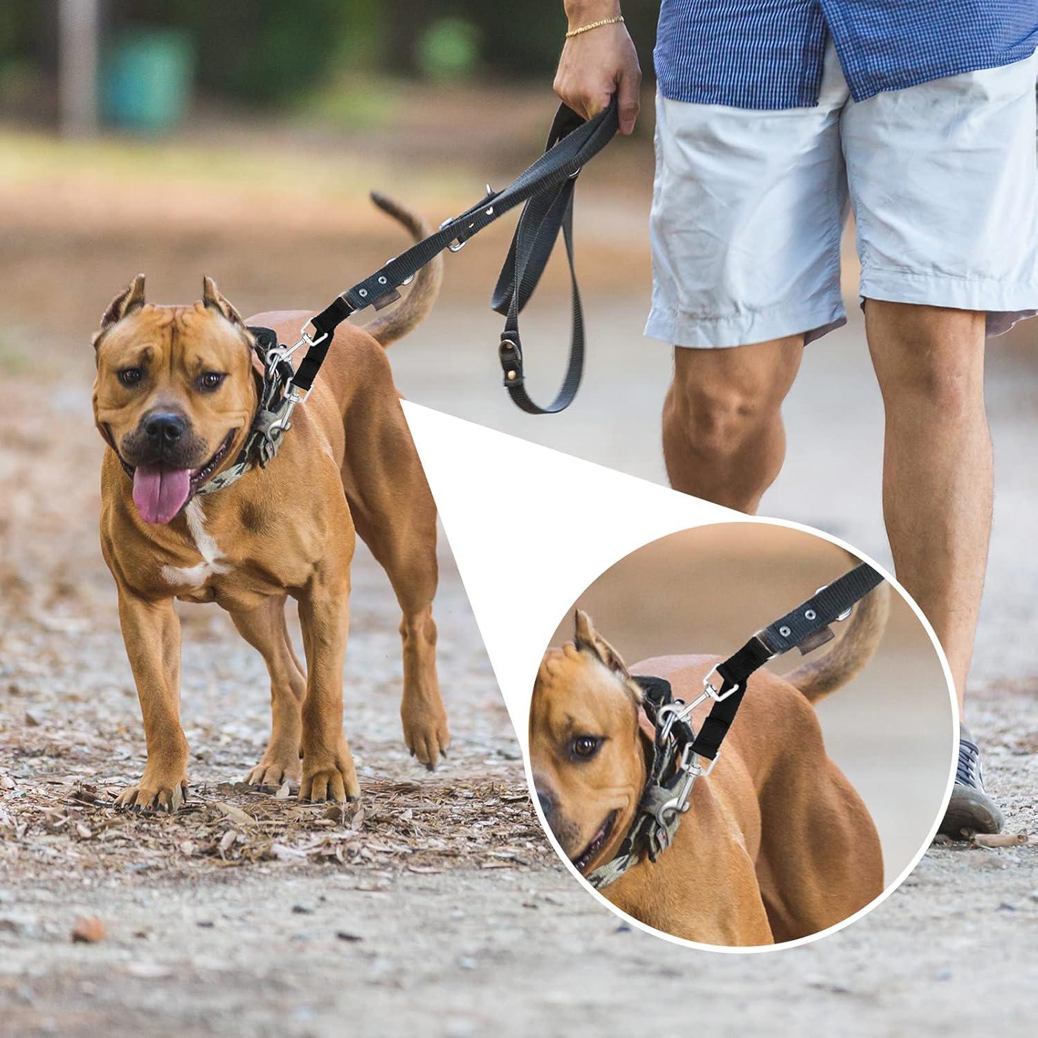 5 Clips de Respaldo para Collar de Perro Frienda Nylon Negro