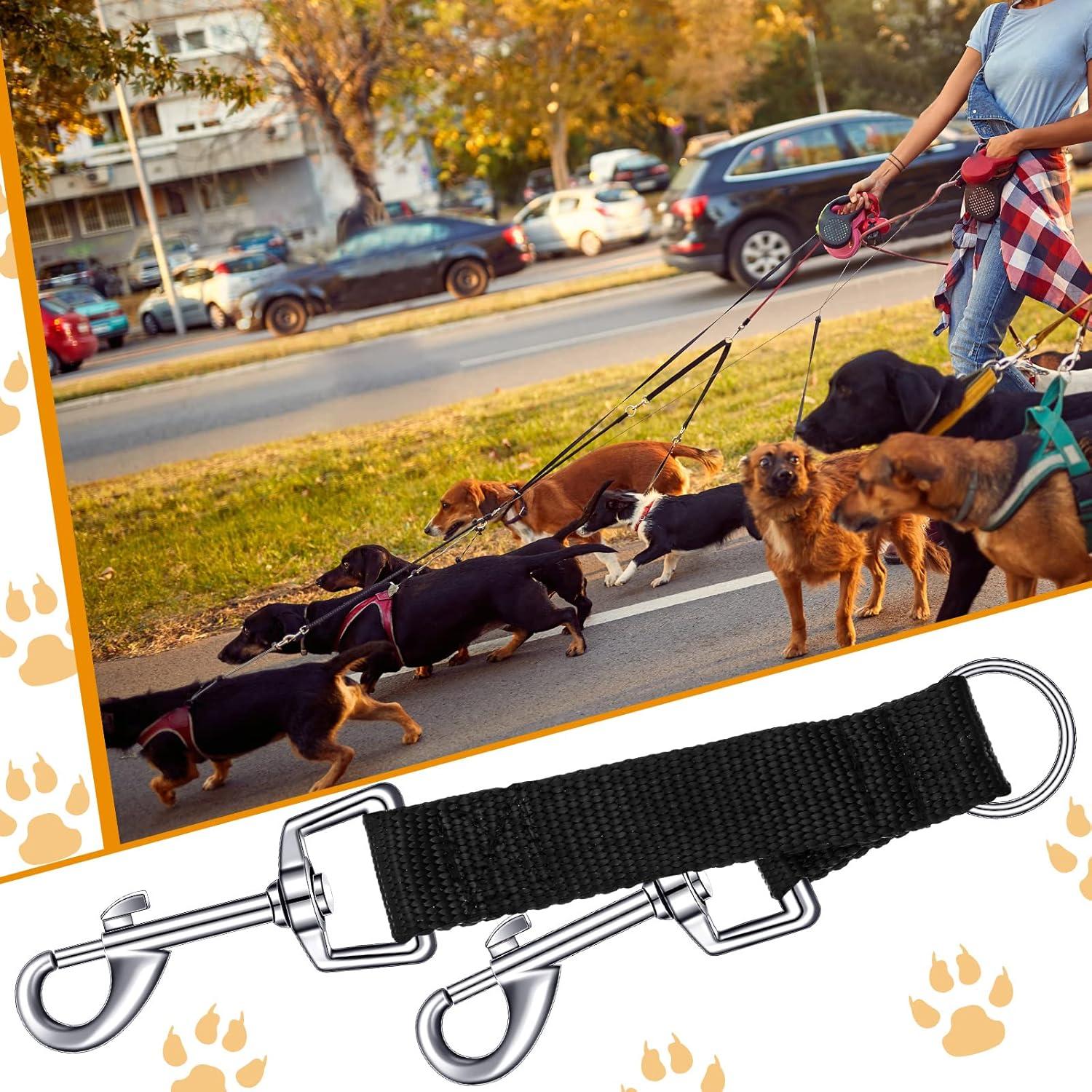 5 Clips de Respaldo para Collar de Perro Frienda Nylon Negro