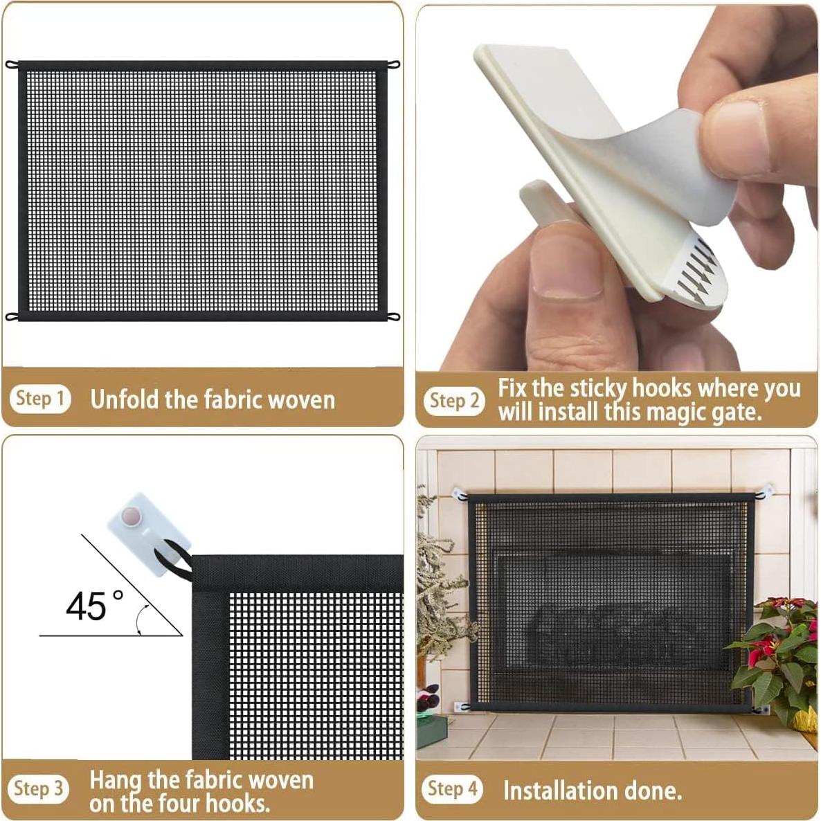 Pantalla de Chimenea Cupount 73.66 x 104.14 cm Seguridad Niños