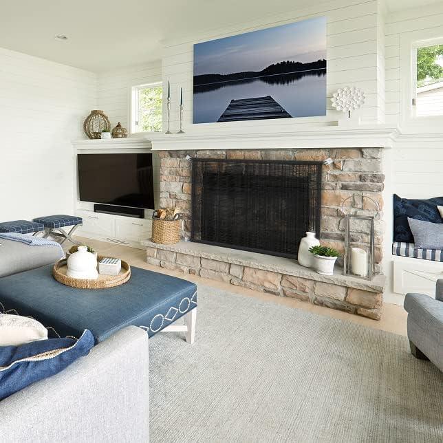 Pantalla de Chimenea Cupount 73.66 x 104.14 cm Seguridad Niños