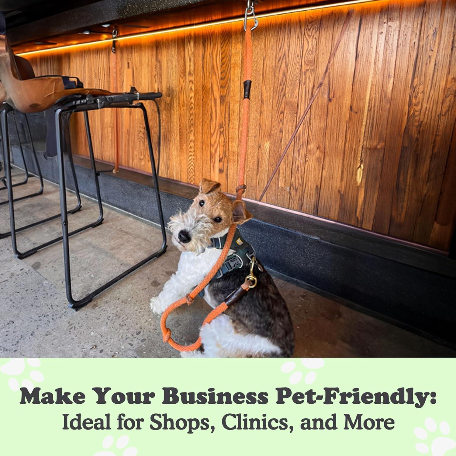 Gancho Canino Doghook - Soporte de Correa de Acero Inoxidable 2 Unidades