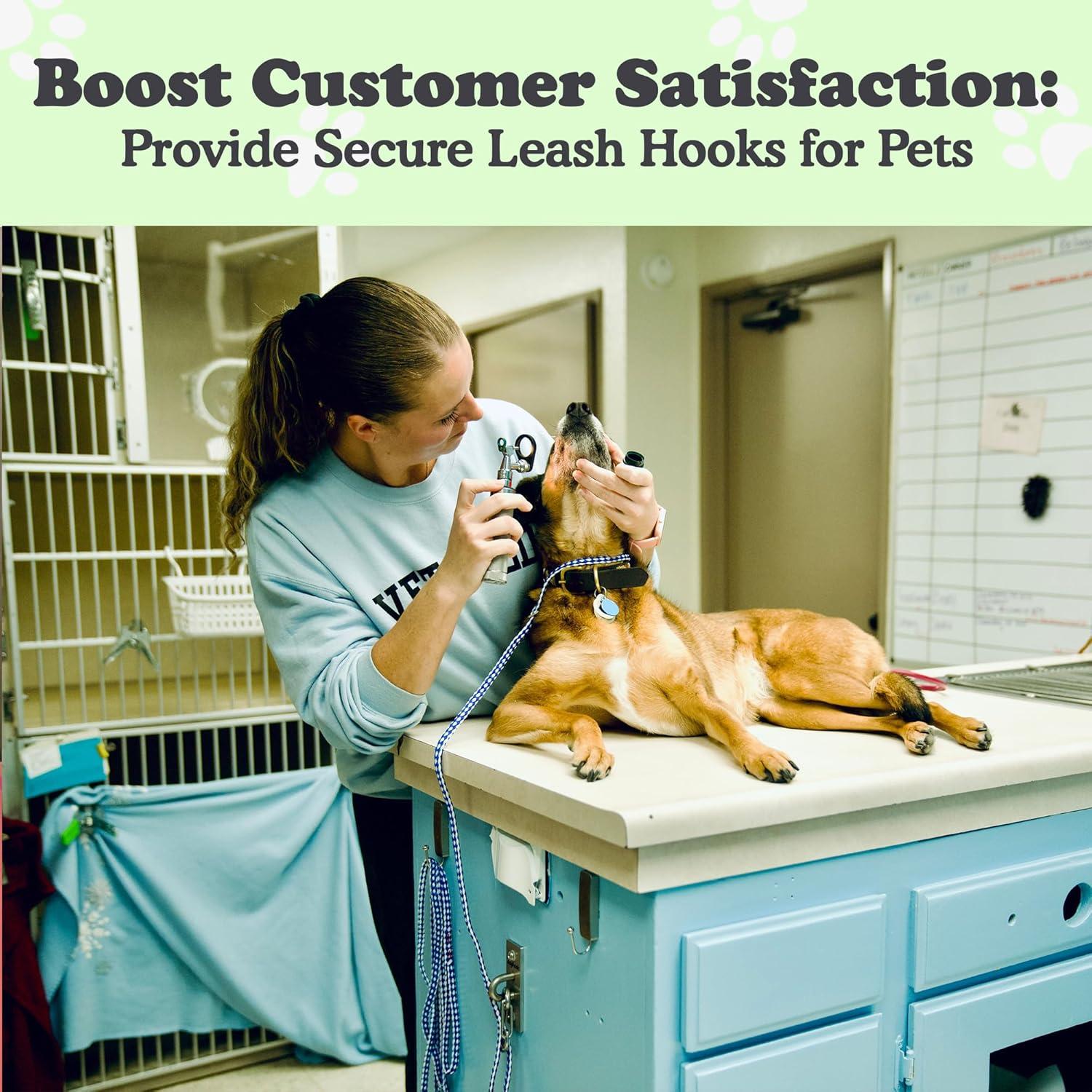 Gancho Canino Doghook - Soporte de Correa de Acero Inoxidable 2 Unidades