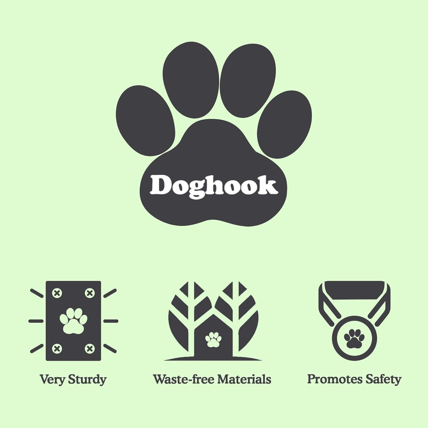 Gancho Canino Doghook - Soporte de Correa de Acero Inoxidable 2 Unidades