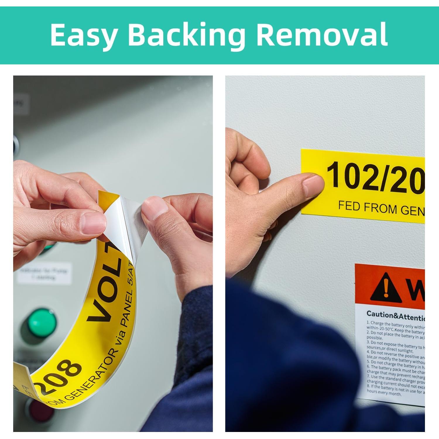 Cartucho de Etiquetas PET MakeID ZD38-8 para Impresora D50