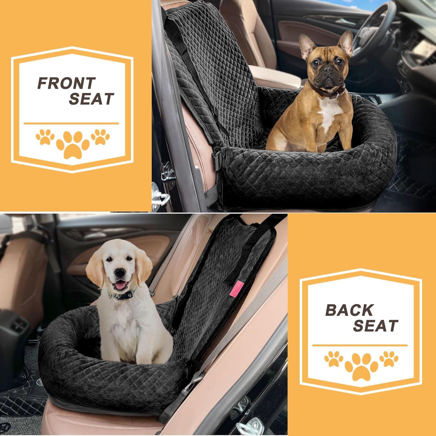 Asiento de Coche para Perros Sephyroth Negro 50.8x50.8 cm