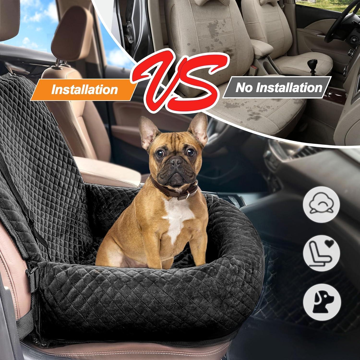 Asiento de Coche para Perros Sephyroth Negro 50.8x50.8 cm