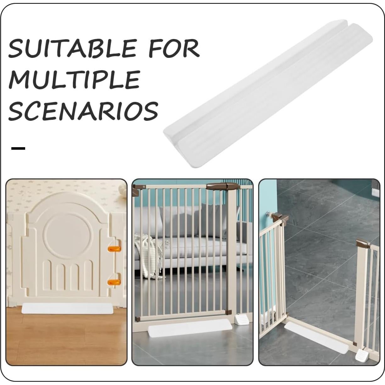 Fijador de puerta de seguridad Totority para mascotas con pedal